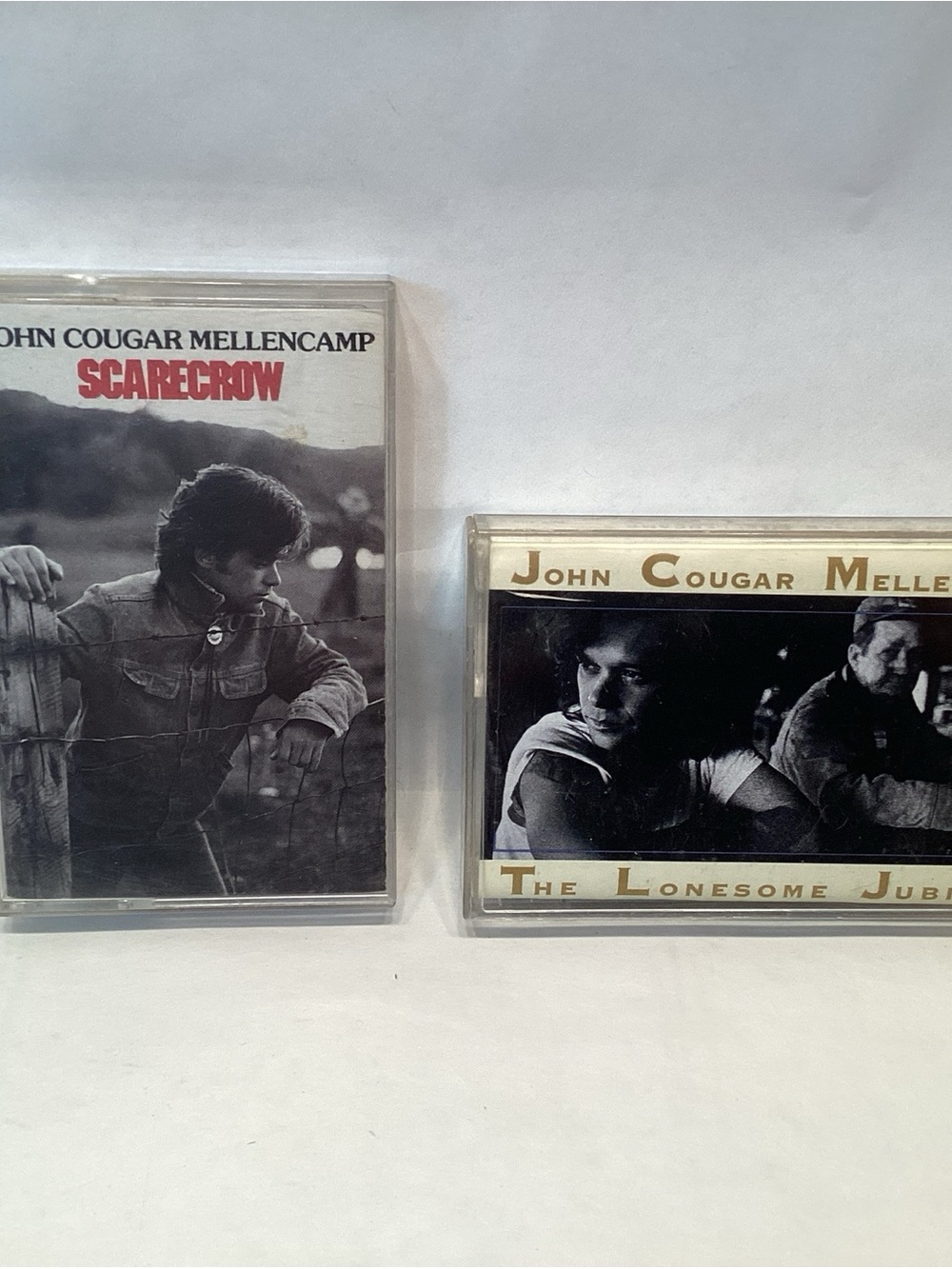 John Cougar Mellencamp Cassette Tapes Scarecrow The Lonesome Jubilee
